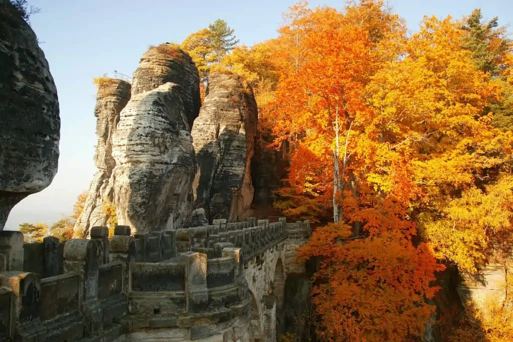 Autumn on the Bastei