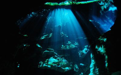 Scuba Diving Cenotes Yucatan Mexico