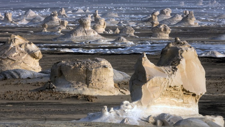 white dessert Egypt