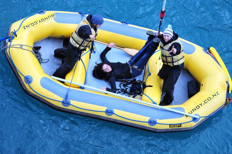 Bungy Jumping off the Kawarau Bridge in New Zealand