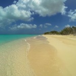 Hiking on the Beach the West Coast of Barbuda