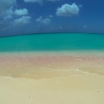 Hiking on the Beach the West Coast of Barbuda