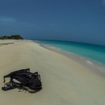 Hiking on the Beach the West Coast of Barbuda