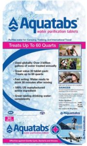 Aquatabs Water Purification Tablets