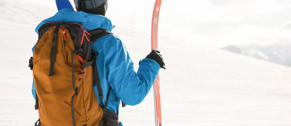 a frame ski backpack