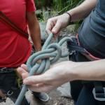 Rock Climbing Lava Cliffs in Baños, Ecuador