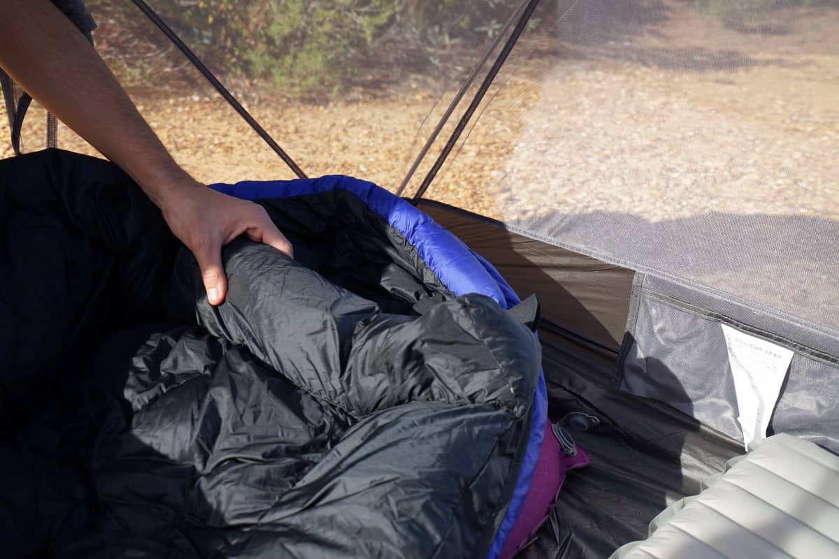 Backpacking Sleeping Bag Yoke