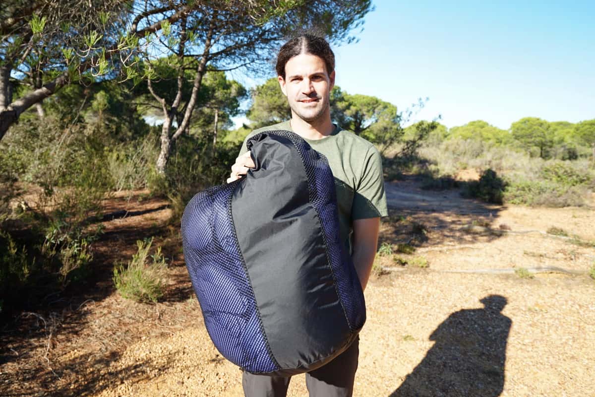 Stuff sack for sleeping bag