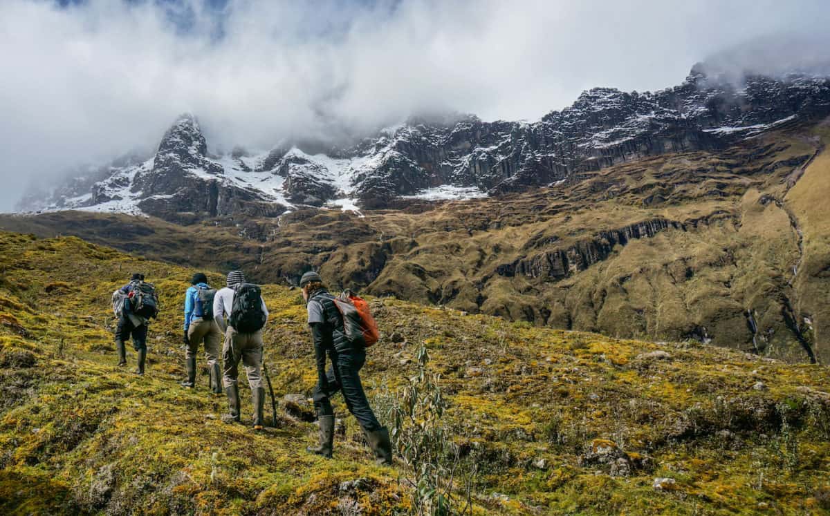 hiking in Ecuador