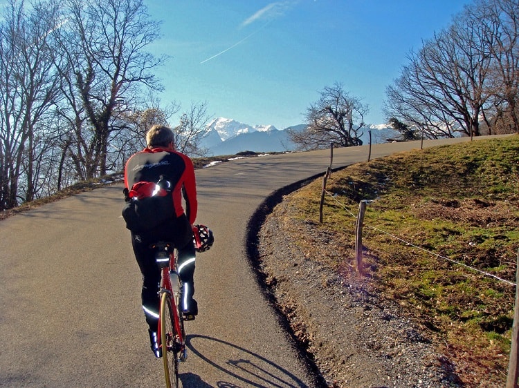 French Alps cycling