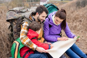 hiking with kids