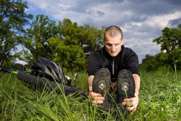 stretching for mountain bikers