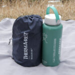 Thermarest NeoAir XTherm compared to water bottle