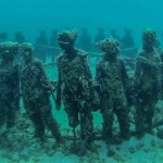 Snorkelling at the Underwater Sculpture Park, Grenada