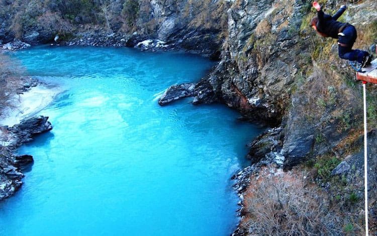 Bungy Jumping off the Kawarau Bridge in New Zealand