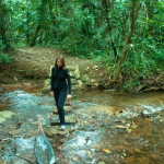 Hiking the Cockscomb Basin Wildlife Sanctuary, Belize.