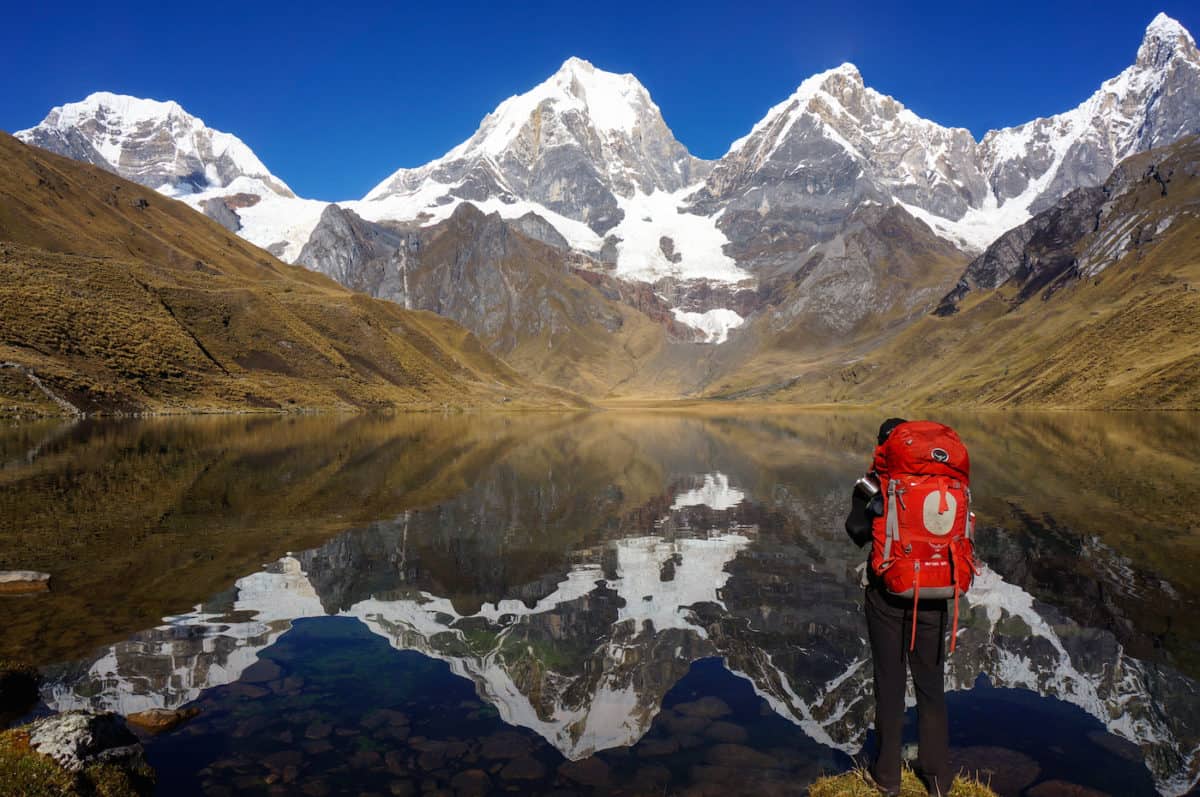 hiking huayhuash circuit in Peru