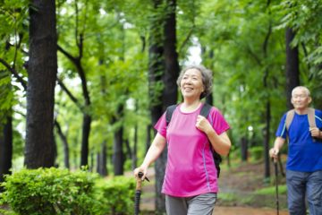 Older Couple Hiking