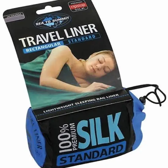 Sea to summit premium silk stretch liner